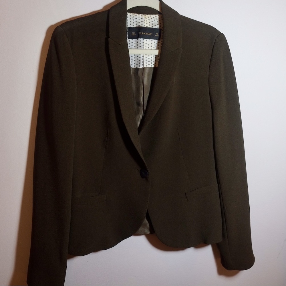 Zara dark green Blazer